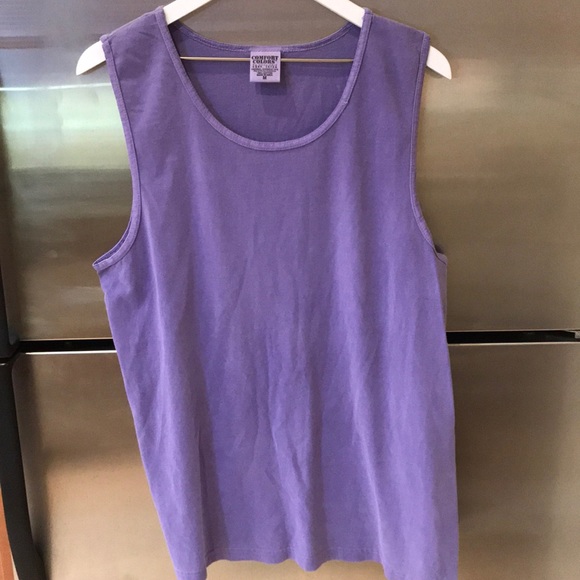 Comfort Colors Tops Nwot Solid Light Purple Tankadd Your Design